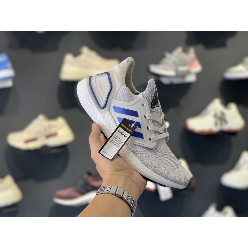 Giày thể thao/ Sneaker Ultra boost 6.0 Xám xanh (Full box + tặng kèm tất sneaker)