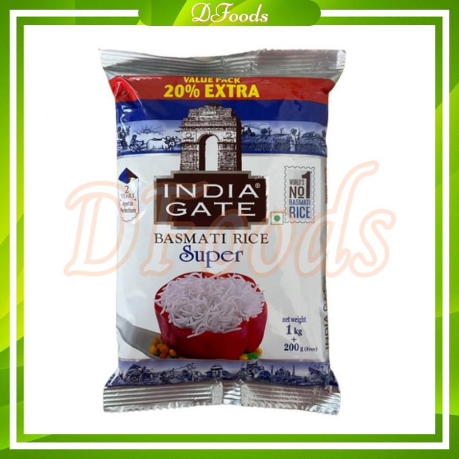 Gạo Ấn Độ Basmati Rice Gạo hạt dài India Gate Super