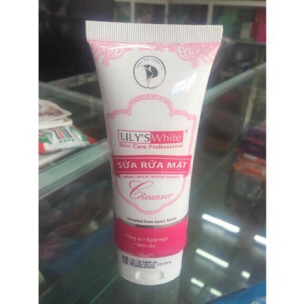 [HCM]Sữa rửa mặt Lily’s White cleanser trắng da sạch mụn