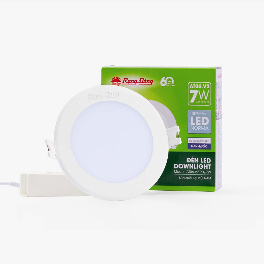 Đèn âm Trần Led 90/5W đế nhựa AT06 RĐ