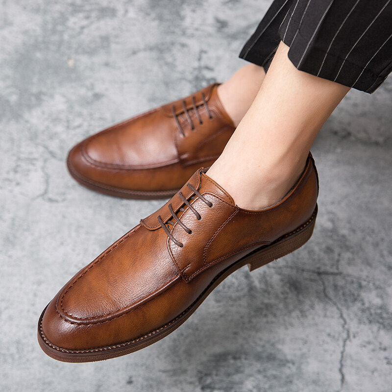 Giày Tây Da Nam Clarks - Malwood Plain826