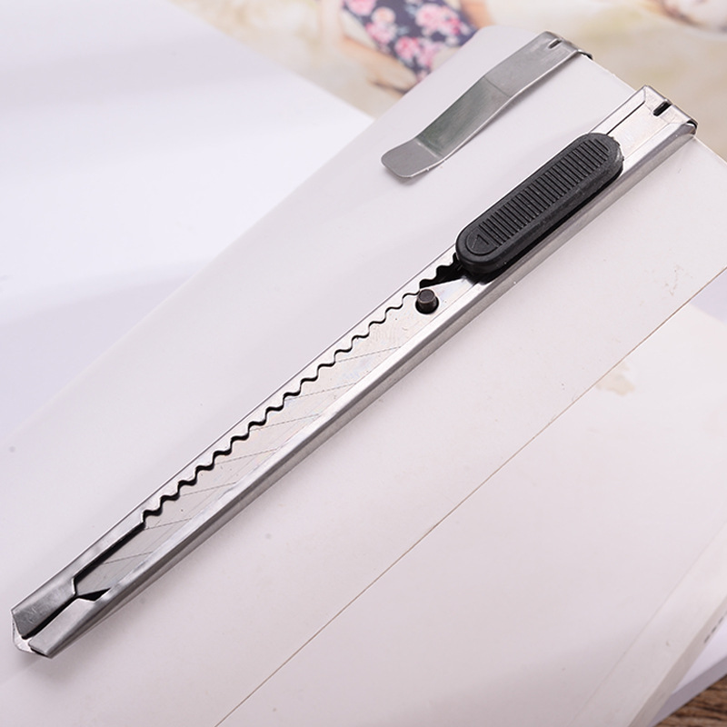 Dao rọc giấy inox Mini (dao dọc giấy nhỏ gọn) tiện ích,văn phòng phâm