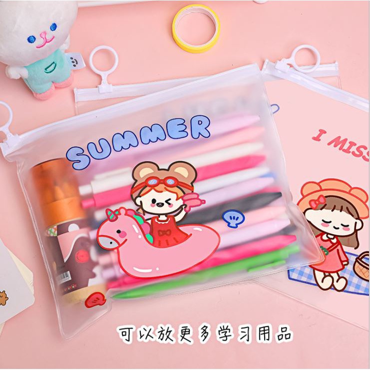 Túi đựng bút hình dễ thương H04