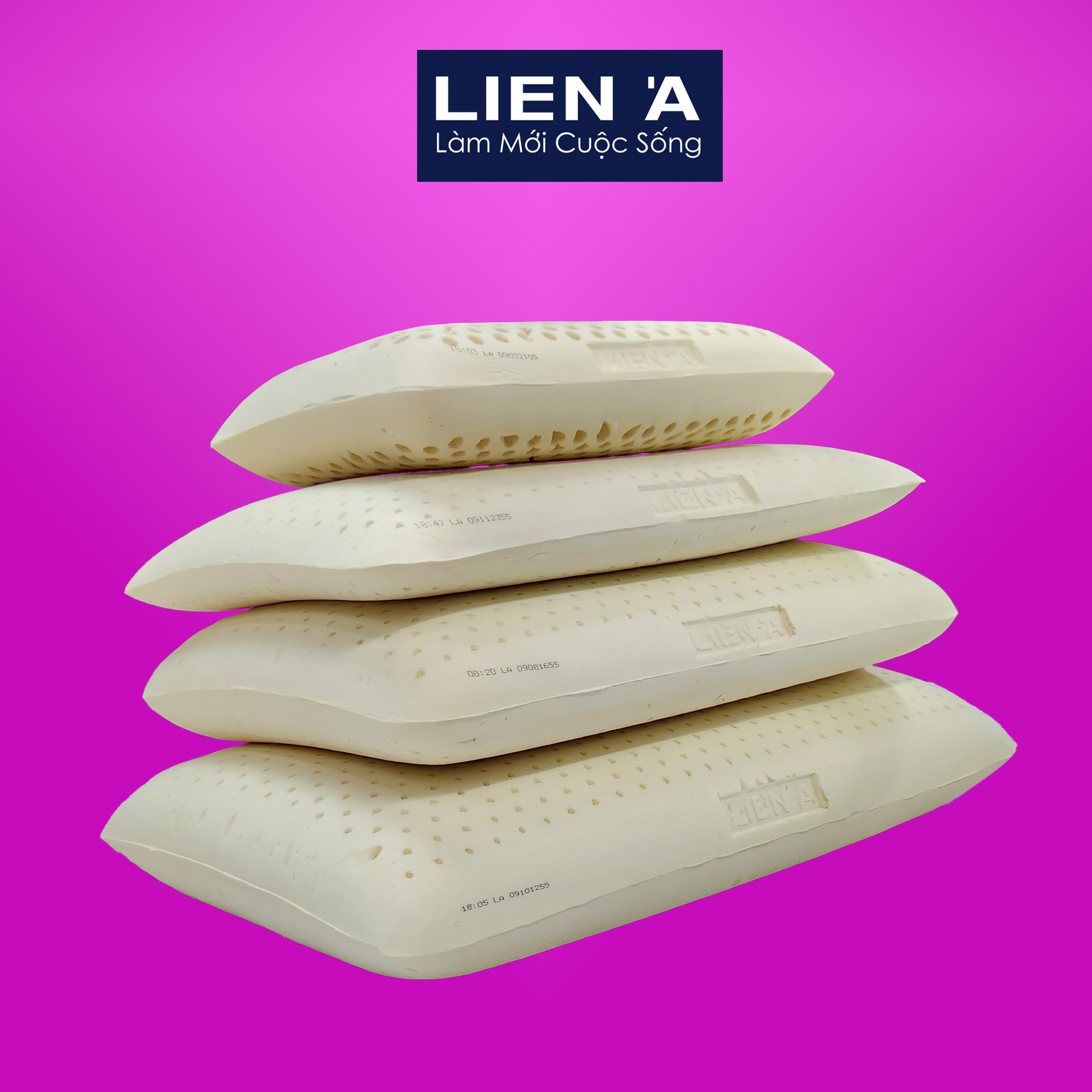 Gối Cao Su Liên Á Oval- CHÍNH HÃNG