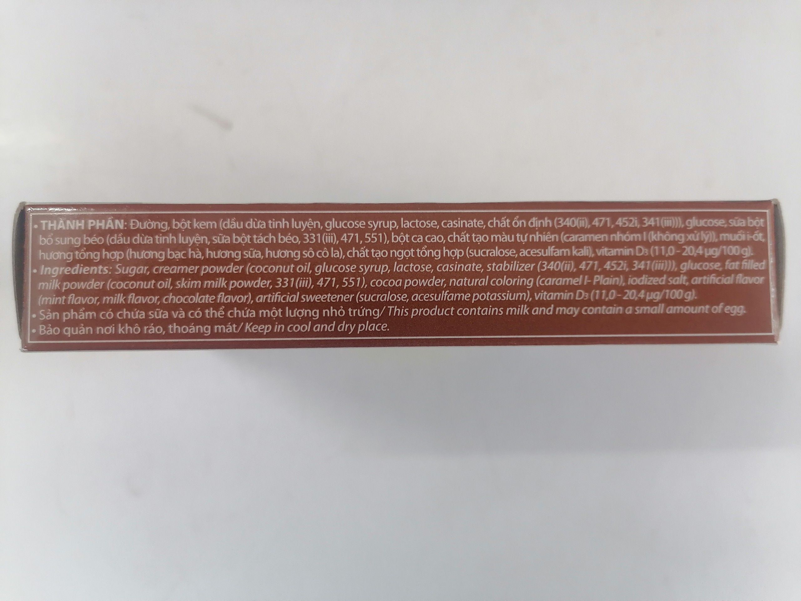 [46g - Sô cô la & Bạc hà] Bột Làm Kem Đá kiểu Nhật [VN] SHERBIC Chocolate & Mint Ice Cream Powder