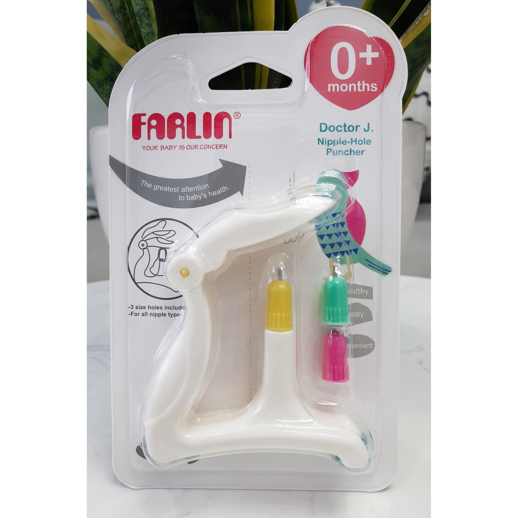 [HCM]Dụng cụ đục lỗ núm ti Farlin