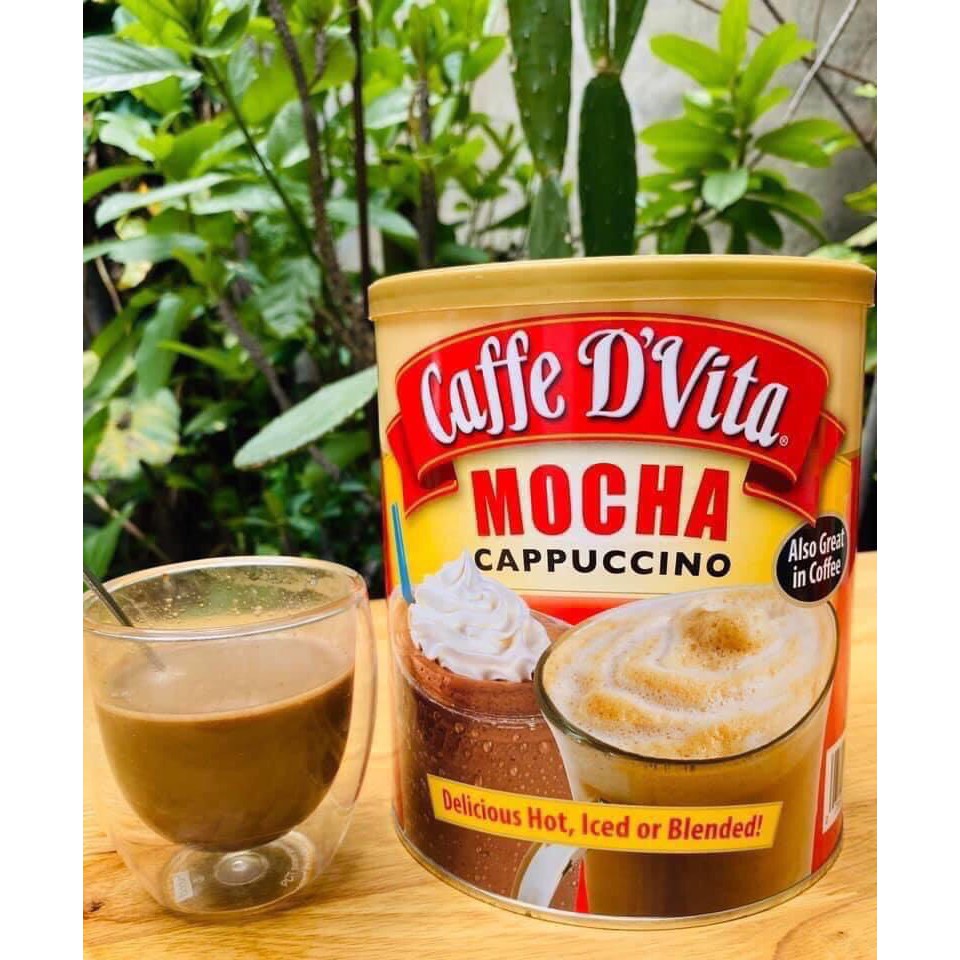 Cafe hòa tan Caffe D’Vita Mocha Cappuccino 1.8kg