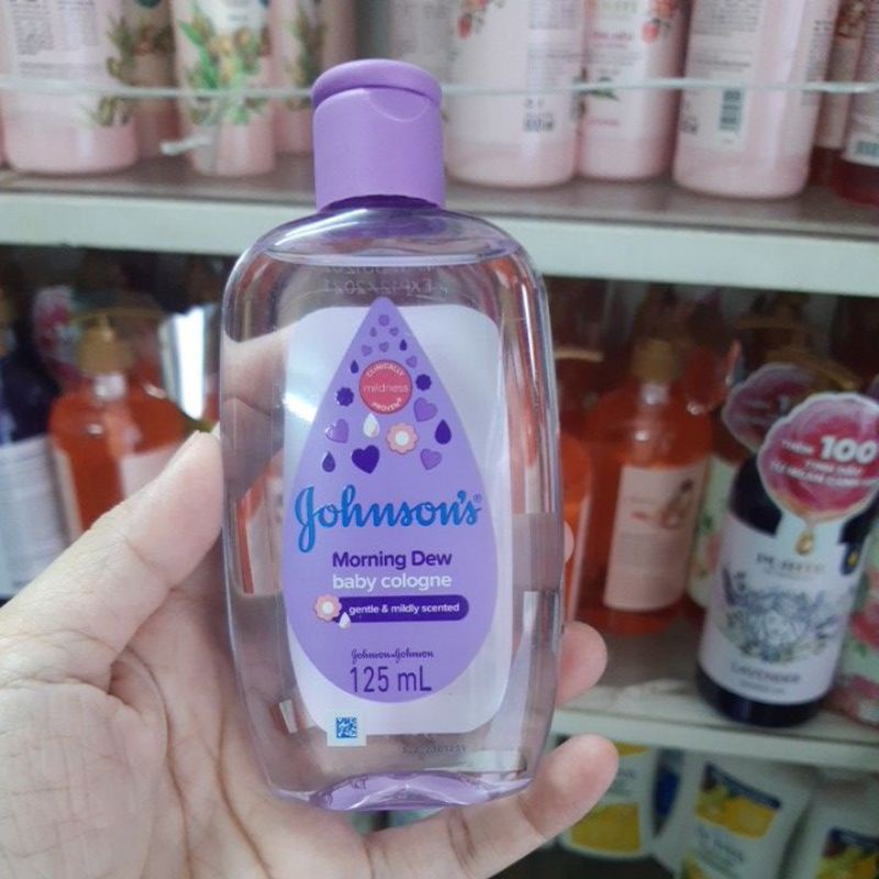 Nước hoa Johnson's Morning Dew Baby Cologne (Chai/ 125ml Tím)