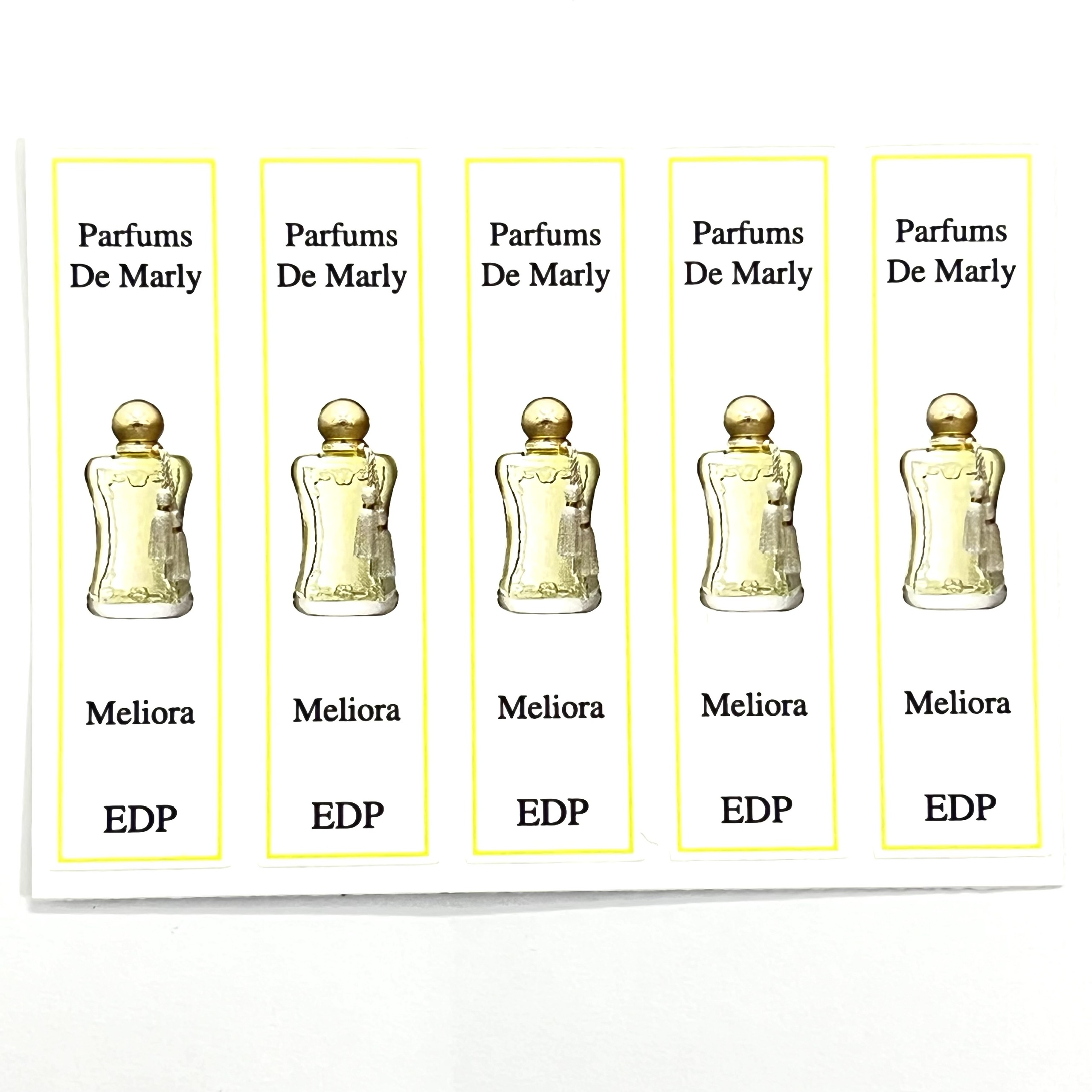 [HCMC] combo 10 PCs Parfums de Marly perfume bottle sticker for full series dropper bottle