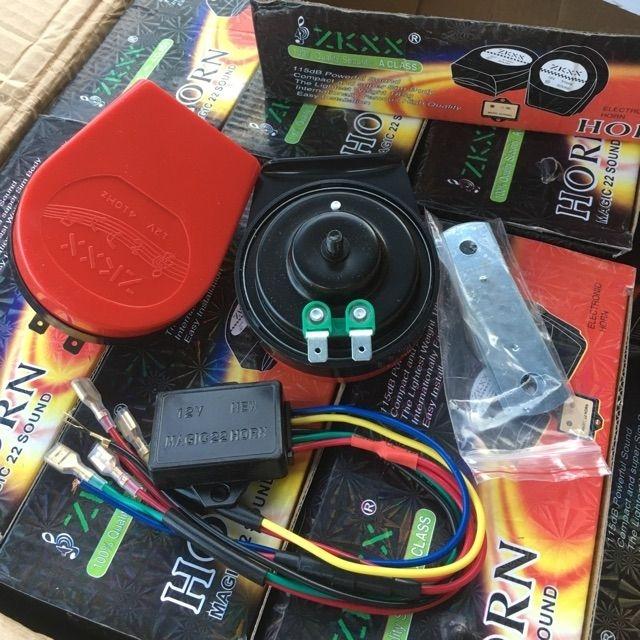 (GIÁ RẺ) Cặp còi ngân 12 tiếng lắp các loại xe máy ô tô cực hay âm thanh lớn to rõ mẫu mới hàng tốt siêu bền