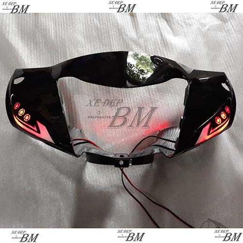 chụp xi nhan wave A độ họa tiết led