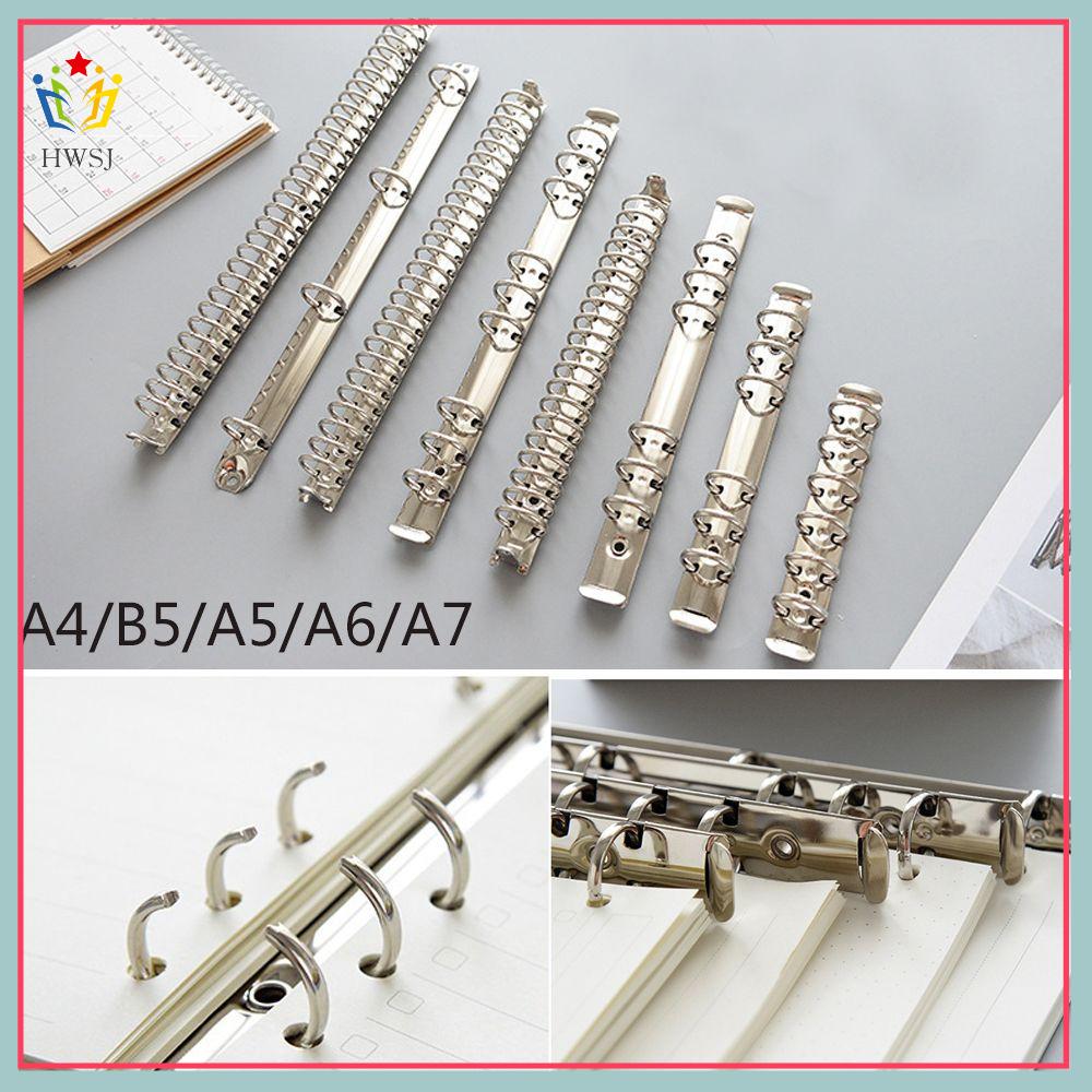 Kẹp rời dạng thanh vòng đóng gáy cho sổ A4/B5/A5/A6/A7- INTL