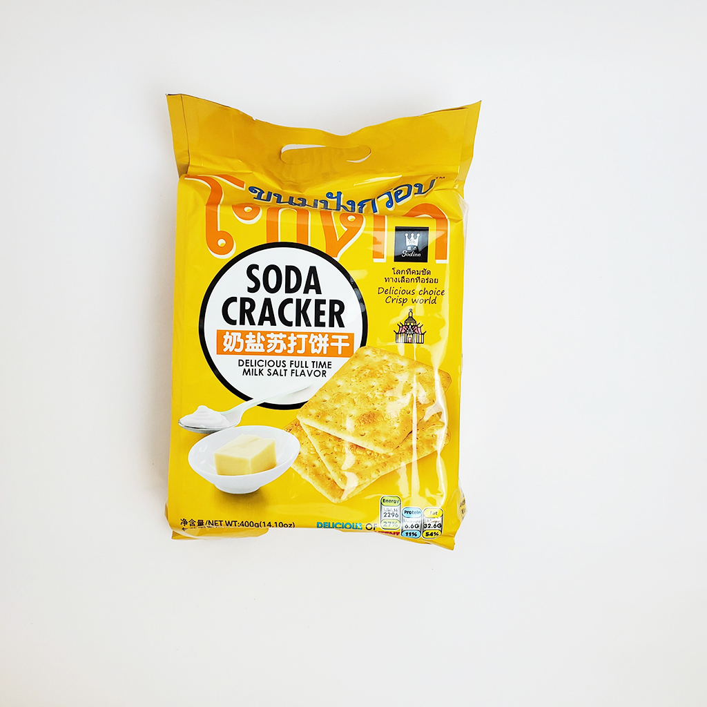 Bánh quy mặn Soda Cracker Thái Lan túi 400gr