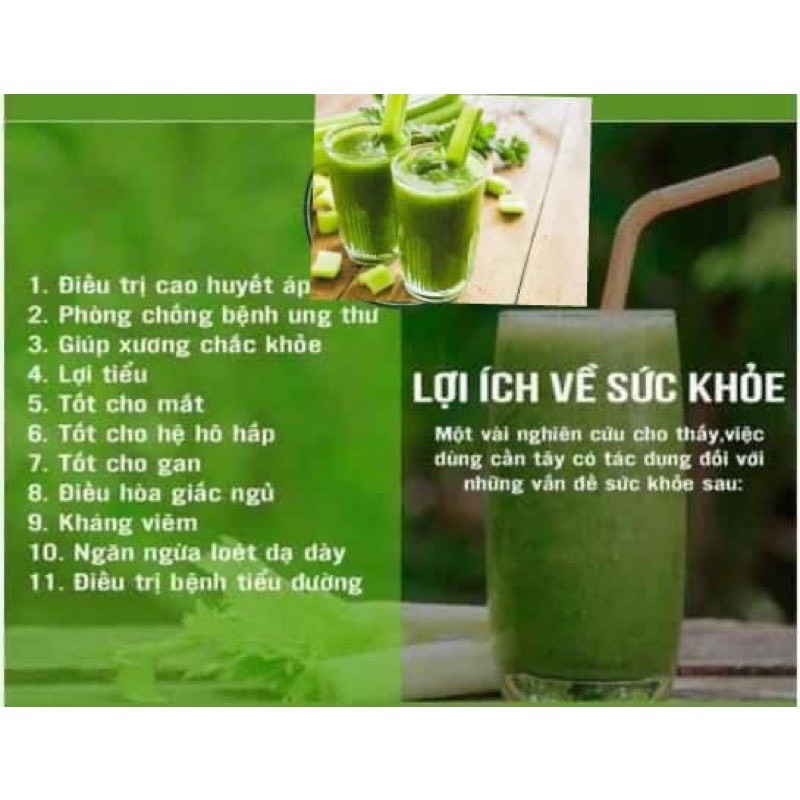 500gr bột cần tây sấy lạnh nhà làm