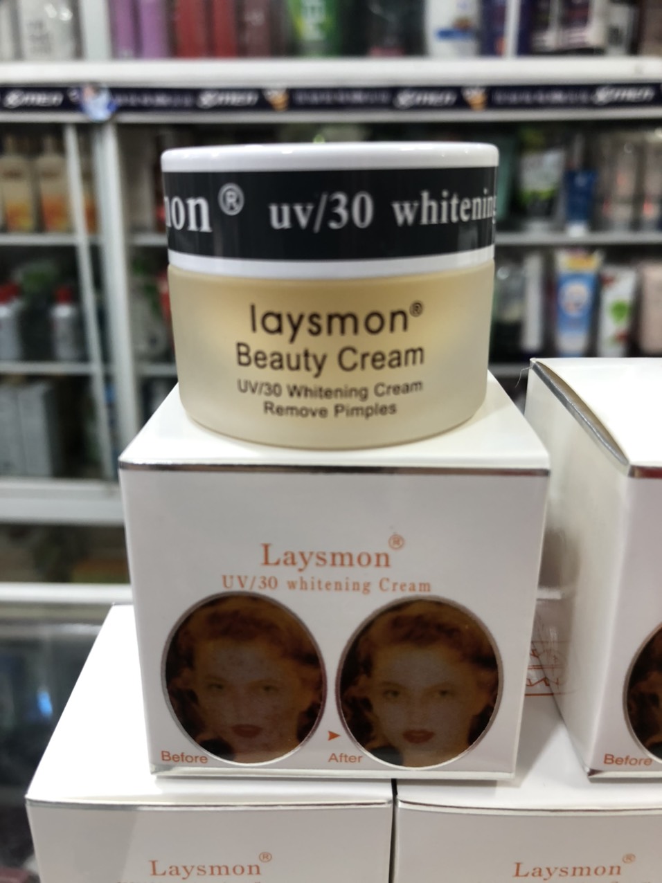 Kem laysmon beauty cream uv/30 whitening cream