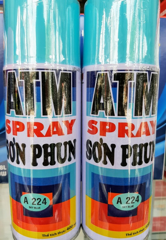 SƠN XỊT XANH DƯƠNG XANH DA NHẠT A224