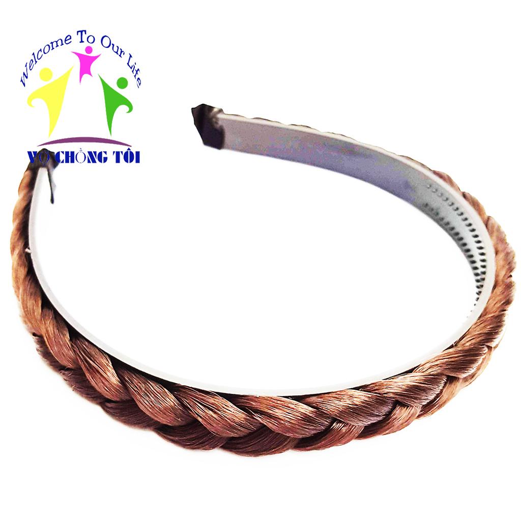 Băng đô phụ kiện tóc nữ, cài tóc giả thắt bím, bờm tóc tết bím phong cách Hàn Quốc siêu đẹp - Thương hiệu VỢ CHỒNG TÔI