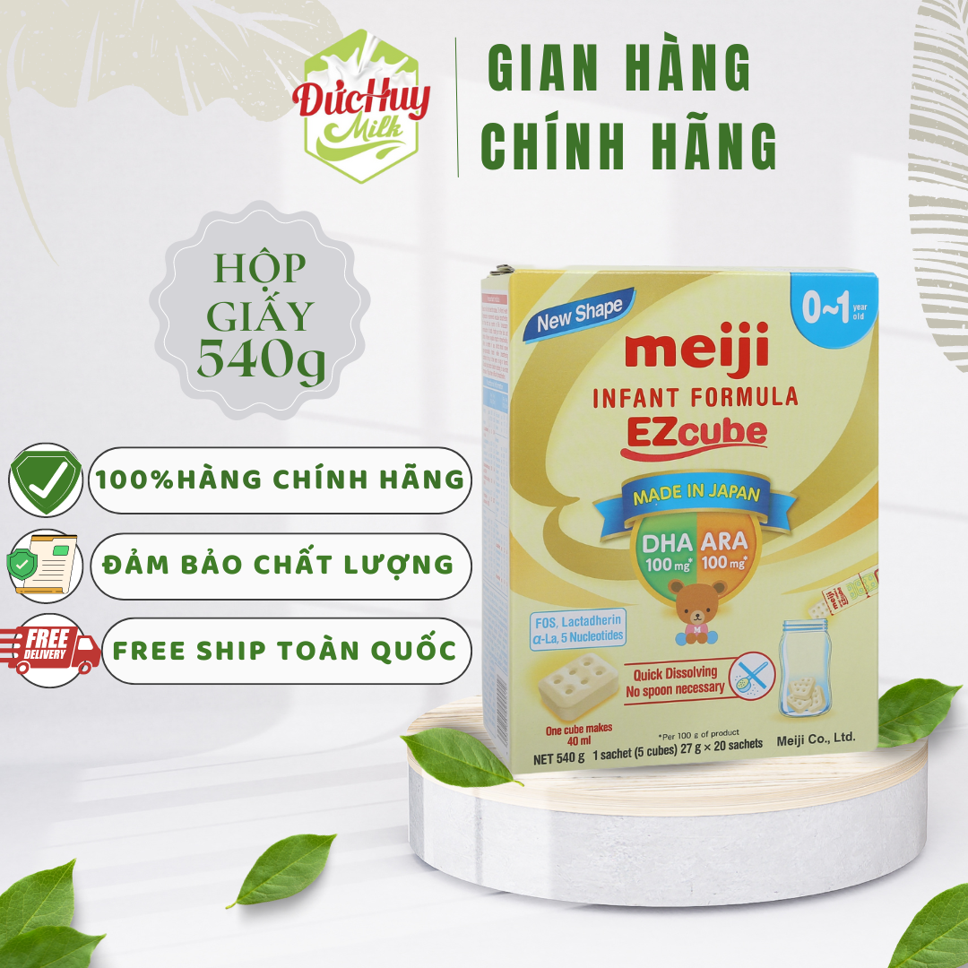 Sữa bột Meiji Thanh 0-1 540g (Hàng Cty)