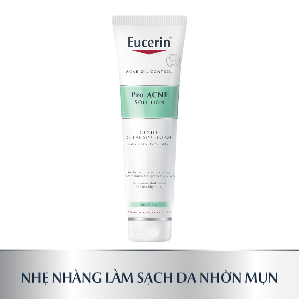[GIẢM 20K ĐƠN 399K] Sữa Rửa Mặt Tạo Bọt Cho Da Mụn Eucerin Pro Acne Solution Gentle Cleansing Foam 150g