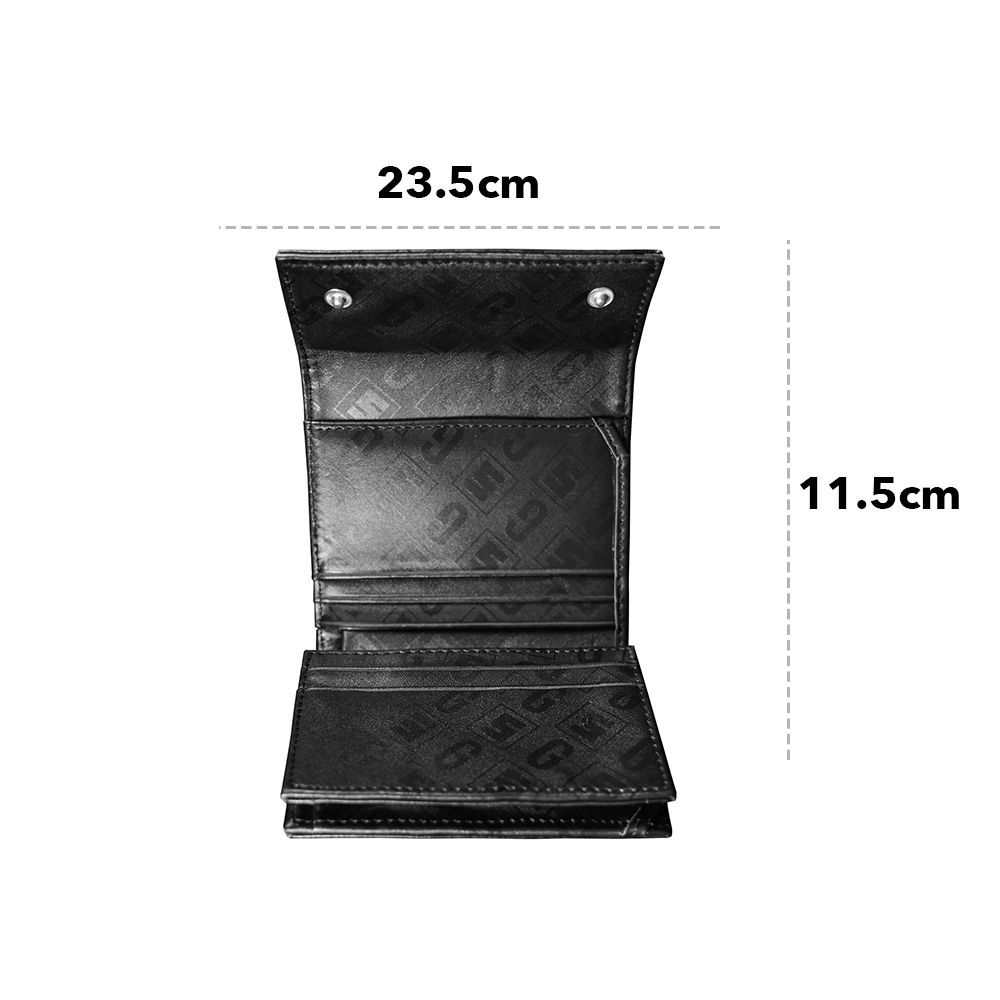 Ví Da Thật SAIGON SWAGGER ECLIPSE SHORT FLAP WALLET