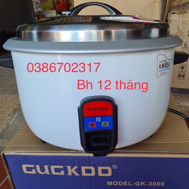 Nồi Cơm Điện Công Nghiệp 20L Bảo Hành 12 Tháng
