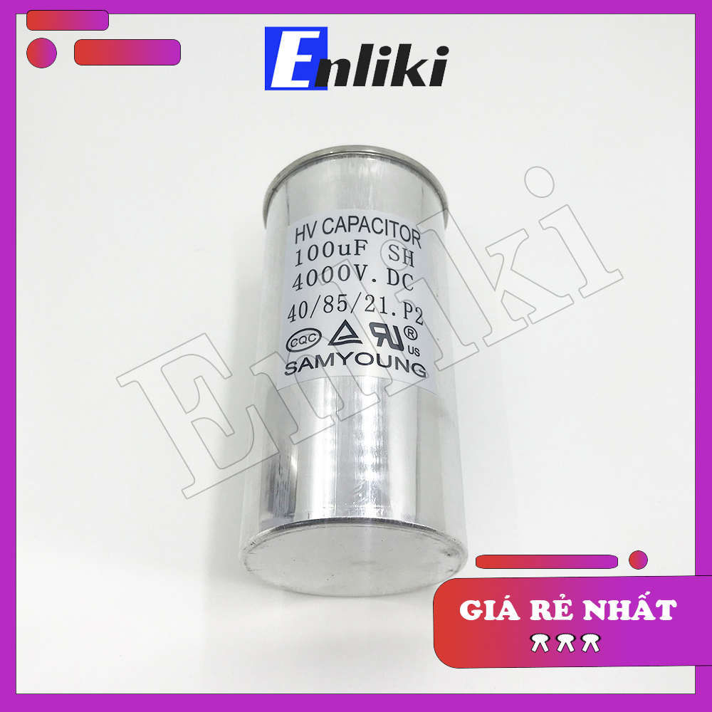 Tụ 100uF 4000V SAMYOUNG (50x115mm)