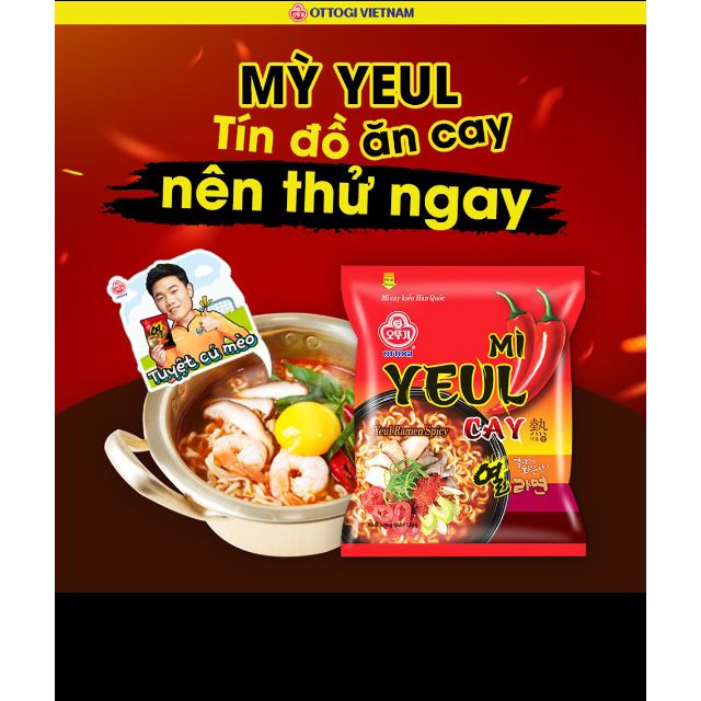 1 GÓI MÌ YEUL CAY HÀN QUỐC OTTOGI GÓI 120GRAM
