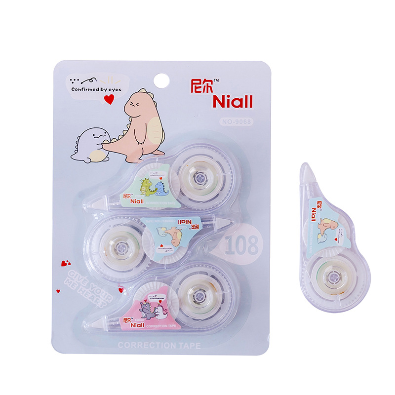 Set 3 Bút Xoá In Hình Khủng Long Đáng Yêu