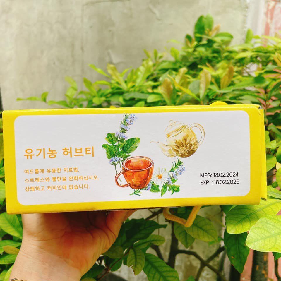 Trà hoa cúc mật ong đường phèn Hàn Quốc