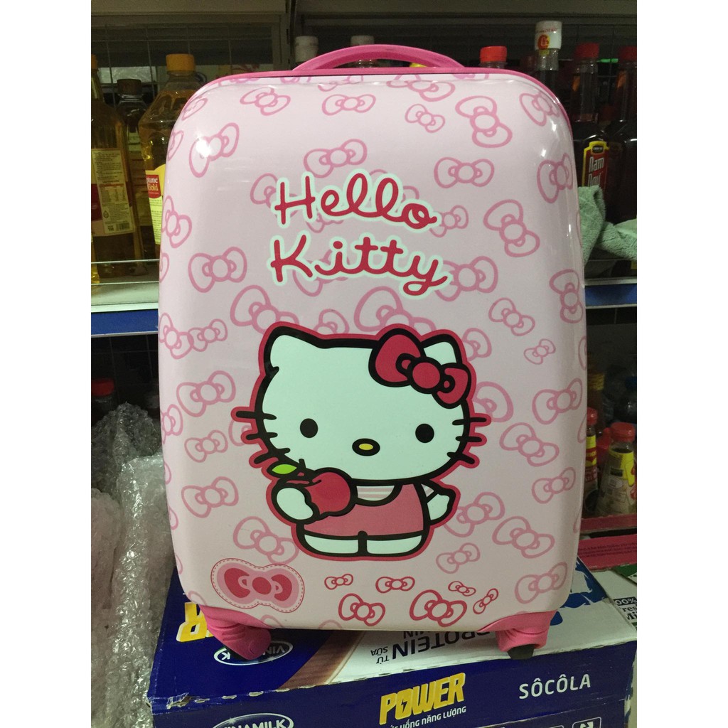 VALI HELLO KITTY 18 INCH (IN 2 MẶT) nhiều mẫu