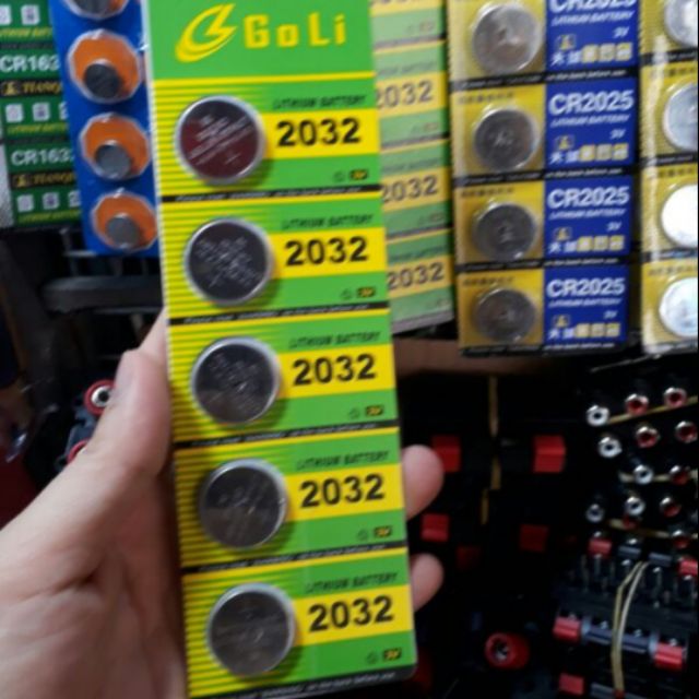Pin 3v 2032 goli 1 vỉ 5 viên