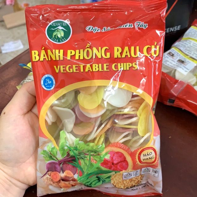 Bánh Phồng Tôm Rau Củ Gói 180g