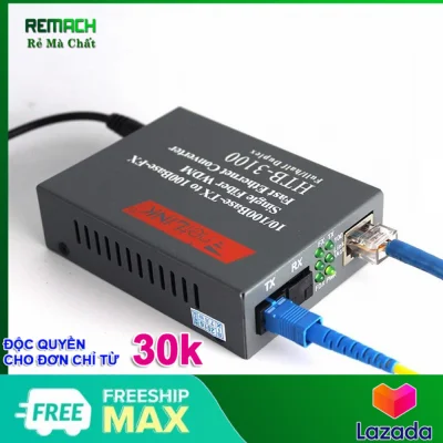 NetLink HTB-3100 A/B 100Mbps Media Converter 1FO 1LAN - Bộ Chuyển Đổi Quang Điện 1 Sợi 1 Cổng LAN