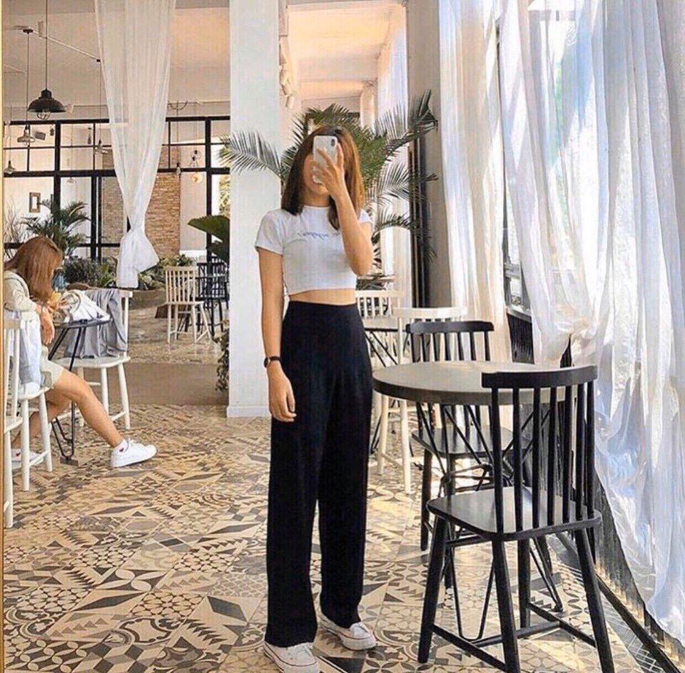 [HCM]QUẦN ỐNG RỘNG LƯNG CAO