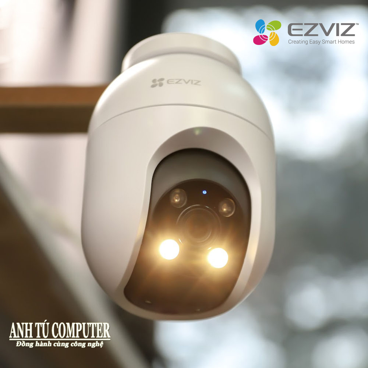Camera WiFi EZVIZ C8C 2K+ 4MP, quay quét thông minh