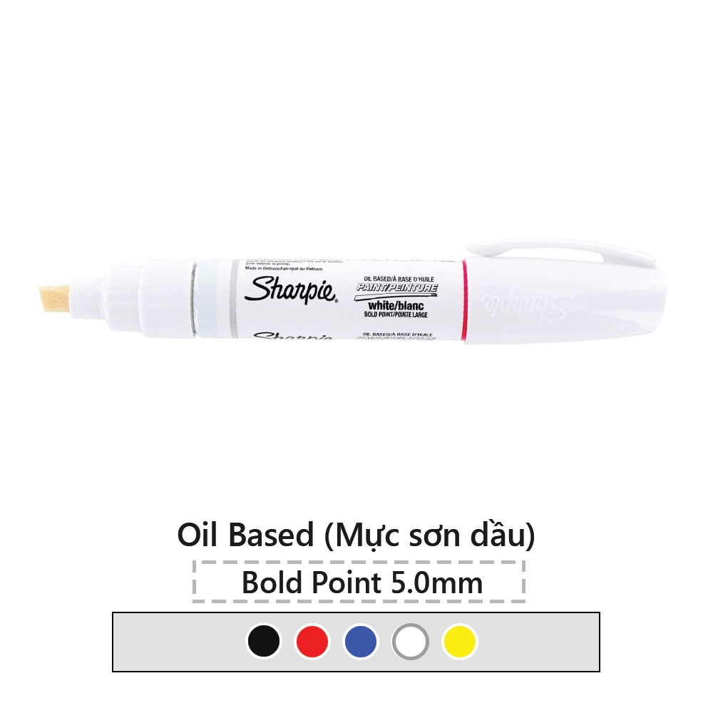 [HCM]Bút sơn dầu repaint đế giày Sharpie Oil Based - Bold Point