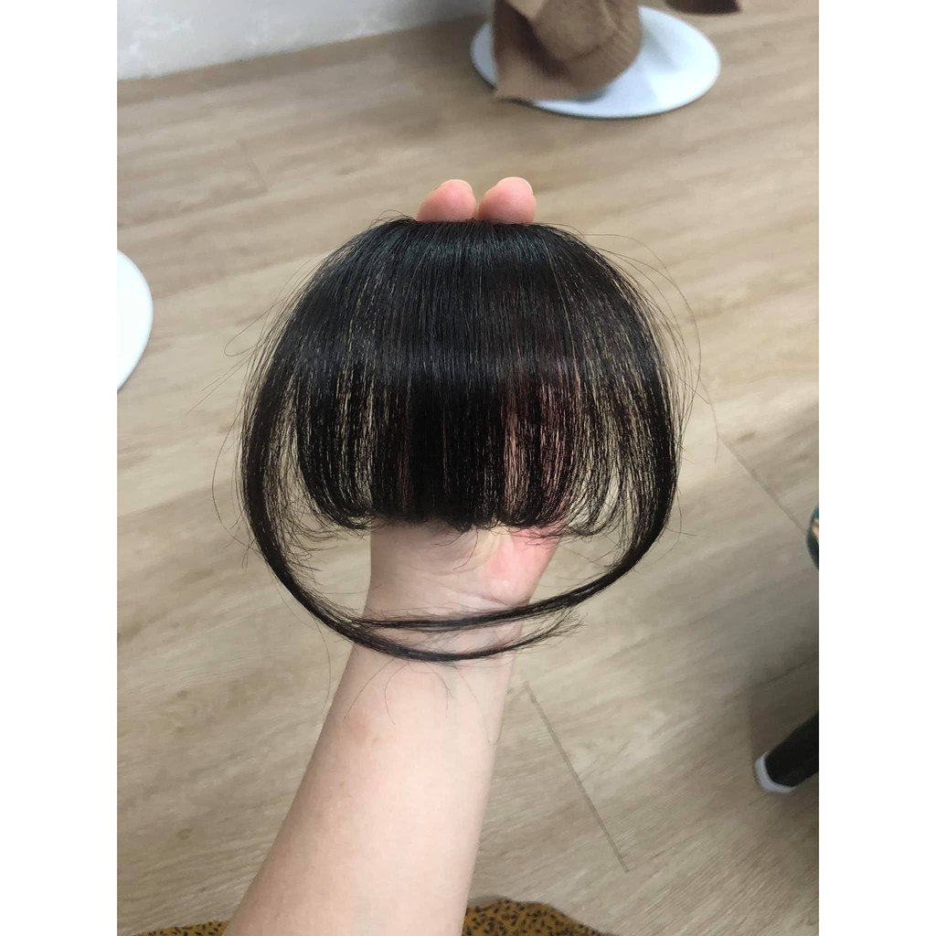 Tóc giả nữ mái ❤️FREESHIP❤️ Tóc giả mái thưa tóc thật