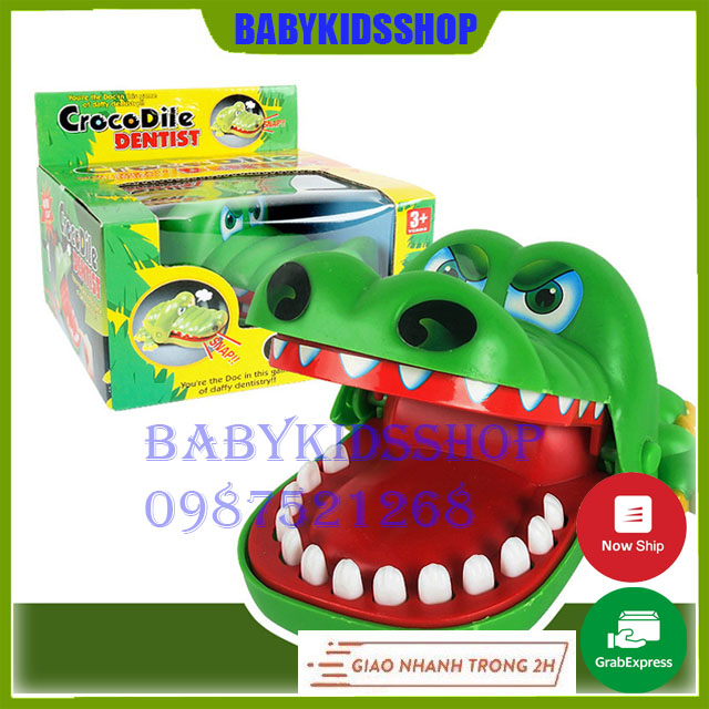 Đồ chơi khám răng cá sấu size lớn