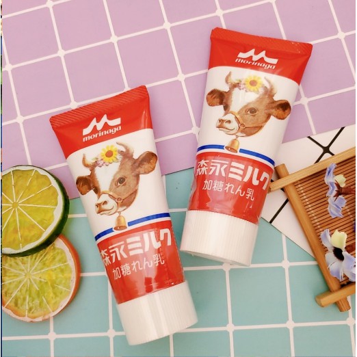 Sữa đặc Morinaga có đường (dạng tuýp) dễ sử dụng