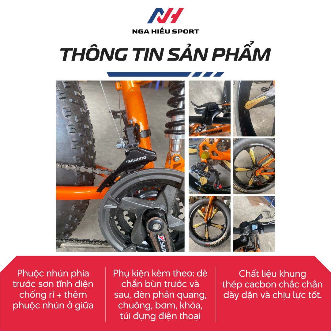 XE ĐẠP BÁNH BÉO FOREKNOW 26 INCH 21 TỐC ĐỘ - PHIÊN BẢN GIỚI HẠN