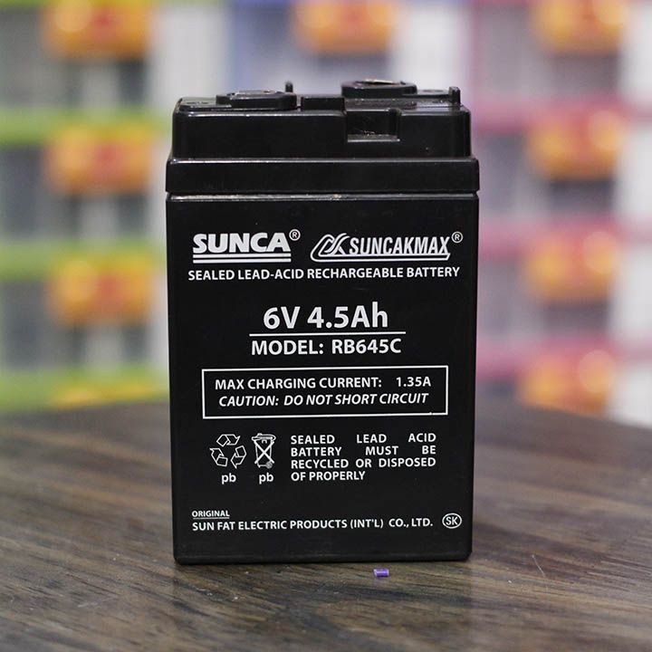 Bình Acquy 6V 4.5Ah Dùng Cho Xe Điện Trẻ Em