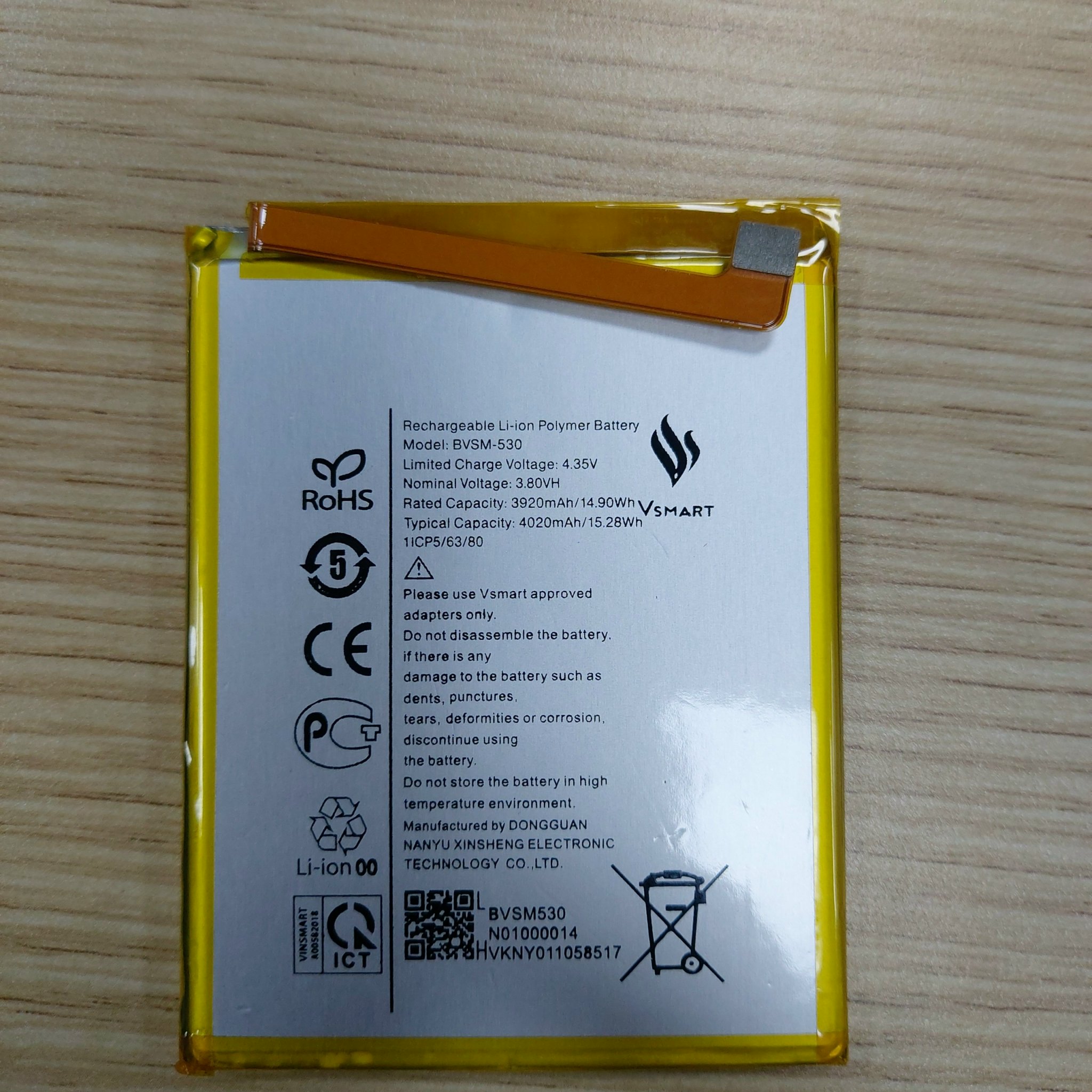 Pin Vsmart Active 3 / BVSM -530