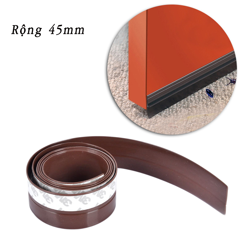 Ron miếng dán chân cửa 25mm- Cuộn 2m
