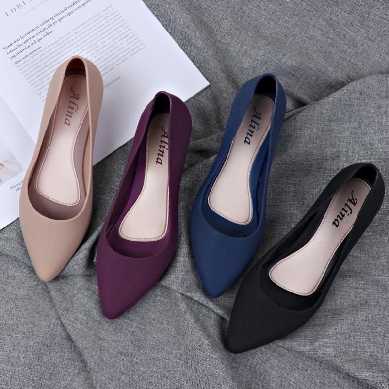 Giày búp bê giày công sở size 36 đến 40 có khả năng chịu nước, chống trơn trượt size 36 đến 40 mẫu V158 giá rẻ