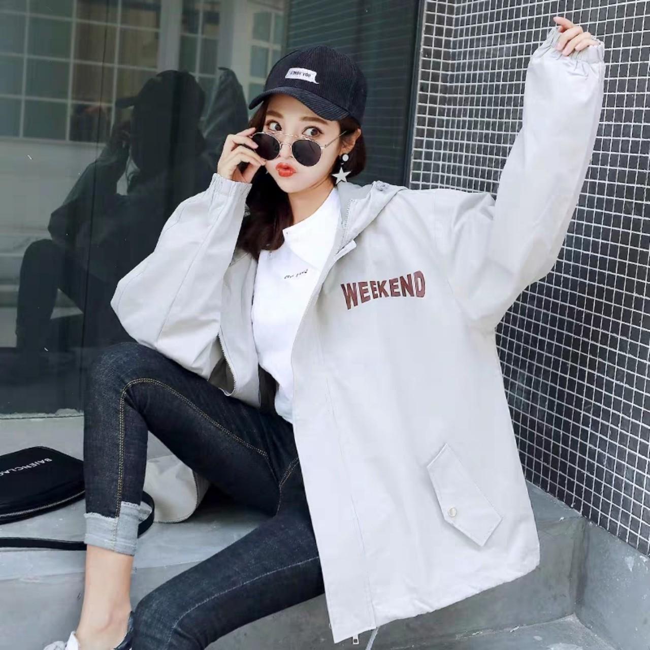 [HCM]Áo khoác dù nữ wekkend siêu đẹp