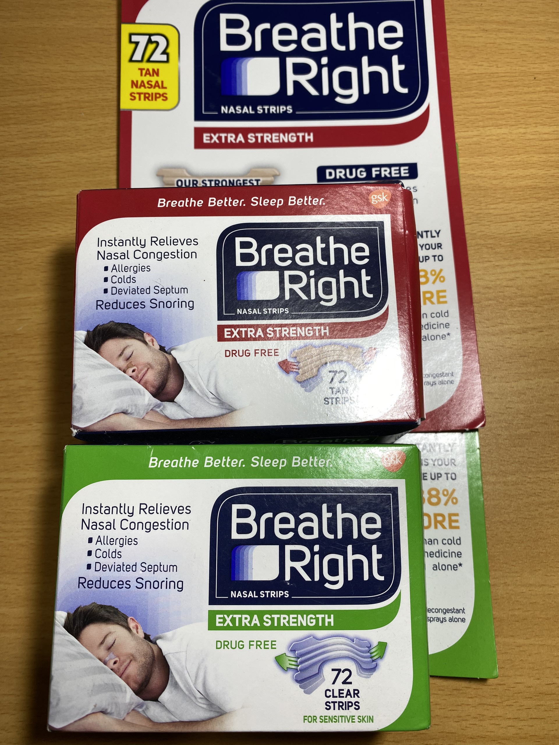 Miếng dán chống ngáy Breathe Right - Hàng Mỹ