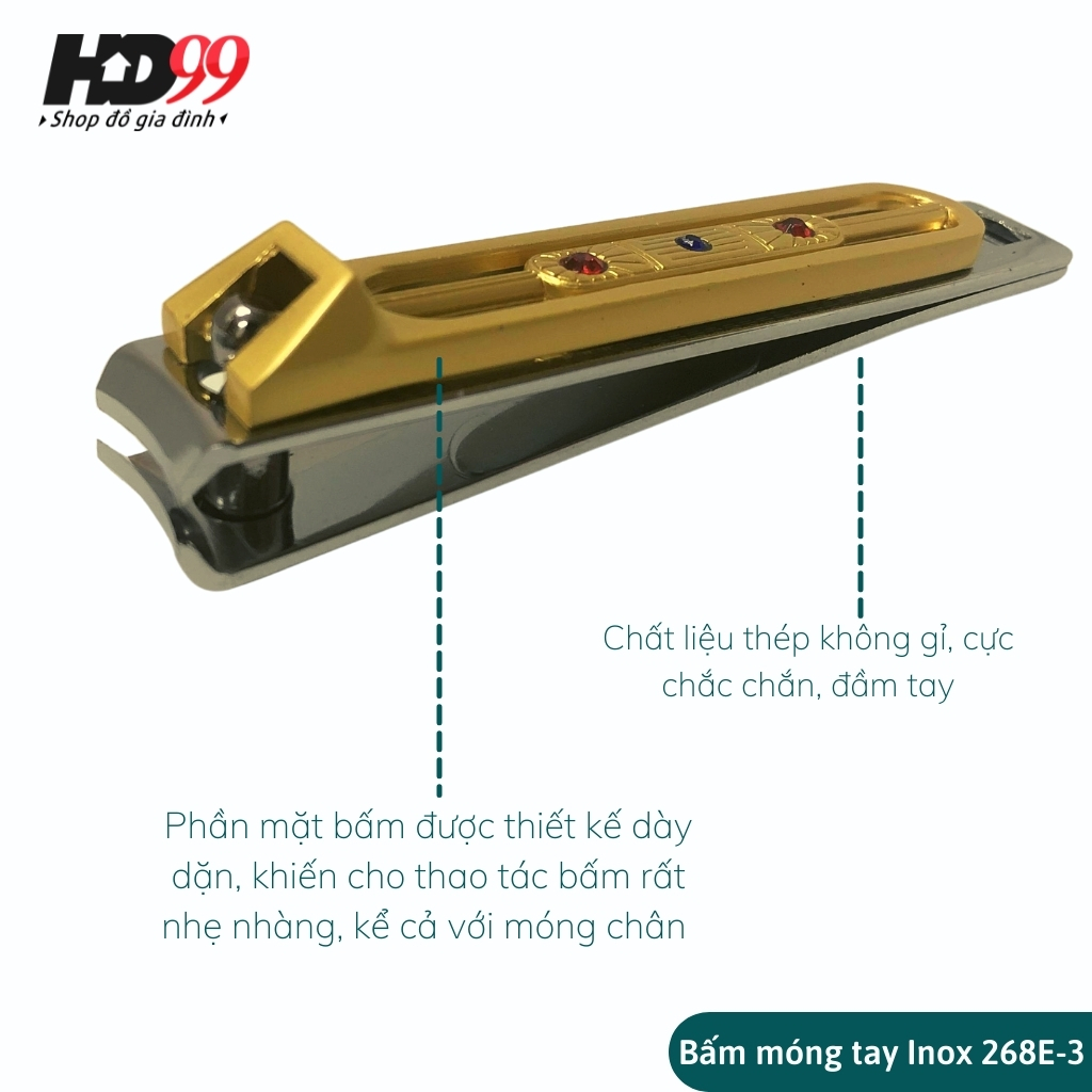 Bấm Móng Tay Móng Chân HD99 MS 268E-3 Cao Cấp