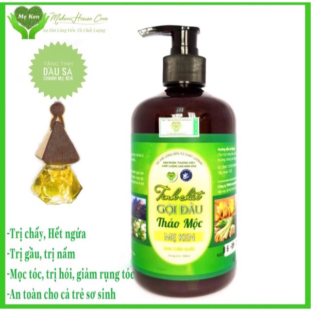 Dầu gội đầu thảo mộc Mẹ Ken 500ml