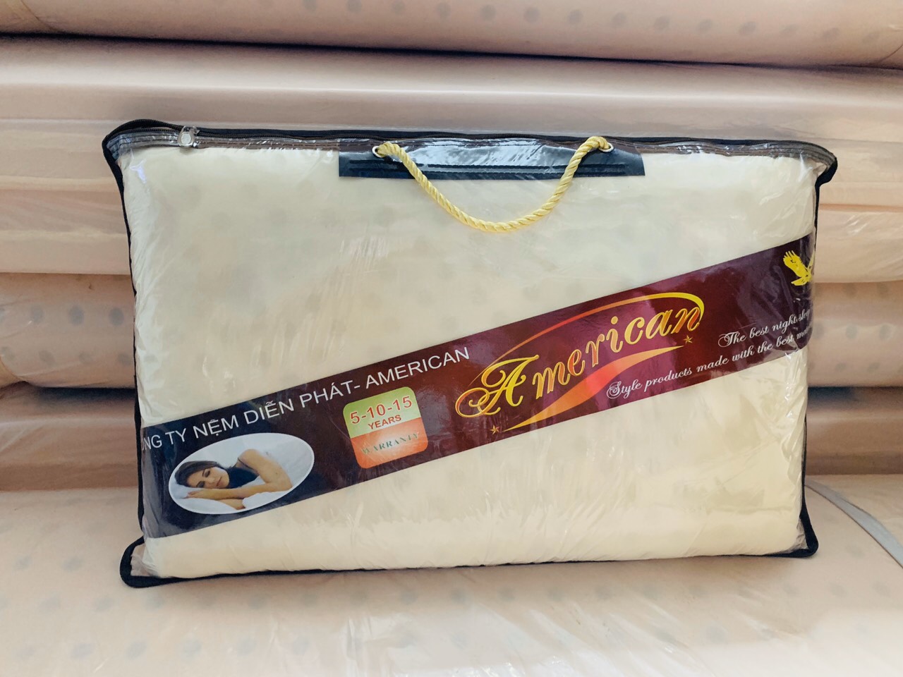 [HCM]Gối cao su non 50X70