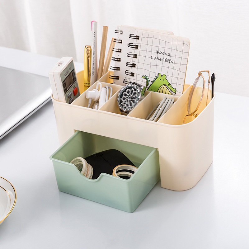 Kệ Mỹ Phẩm mini Có Khay Nhiều Ngăn